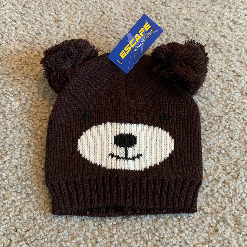 Dark brown bear 🐻 hat
